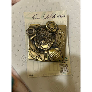 Disney 27th Festival of the Masters Mixed Media Pin 2002 Signed by Artist LE2500